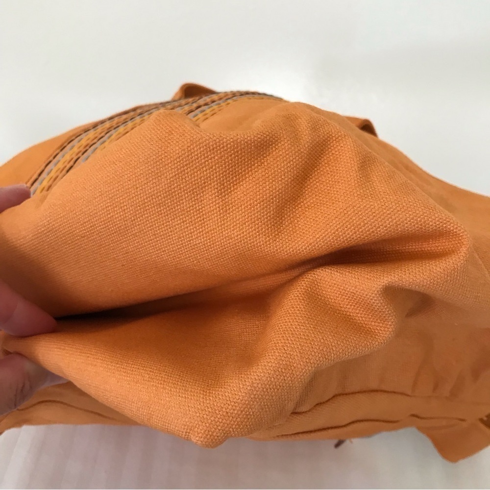 L’OCCITANE Orange Embroidered Canvas Mini Tote Bag Retired - Picture 15 of 17